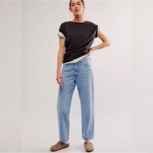 Levi's Premium Dad Jeans Relaxed Slouchy Cotton Denim Far & Wide Light Wash 26